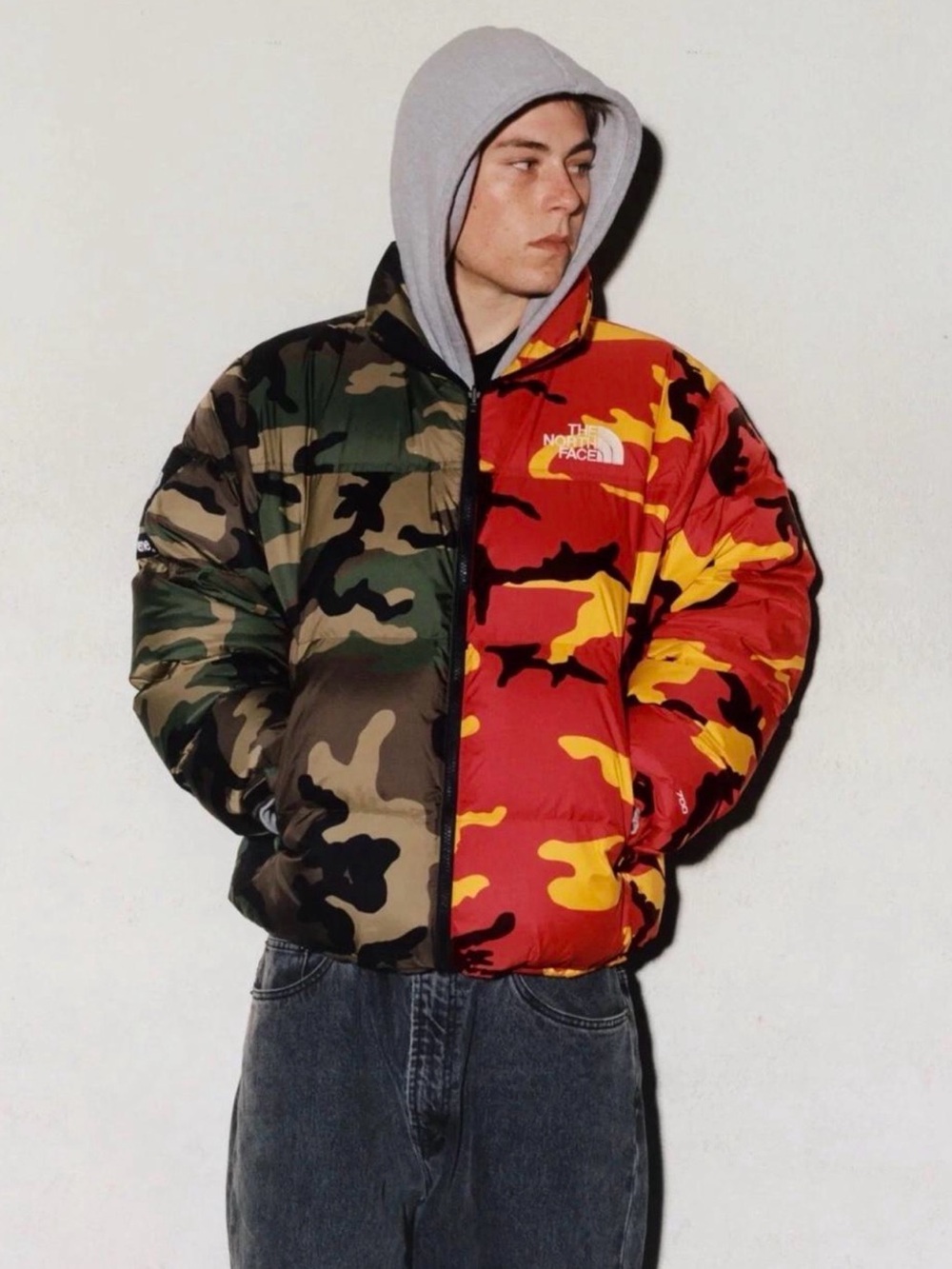 The North Face x Supreme Navy Jacket with Red and Yellow Accents - Picture 8 of 8